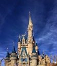 Closeup of Cinderella Castle at Walt Disney World Royalty Free Stock Photo